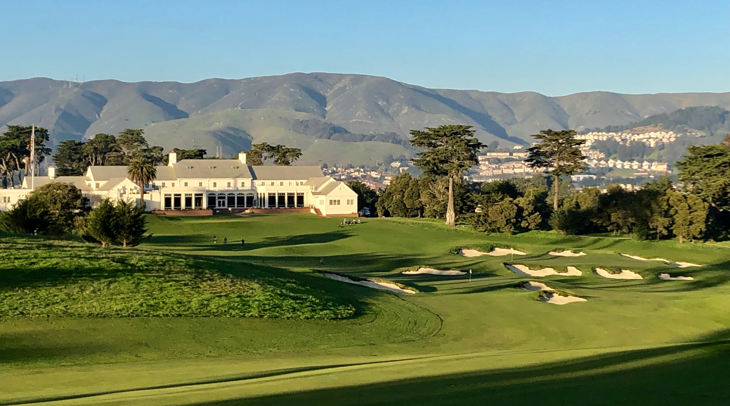 The 11th heads downhill and around the corner