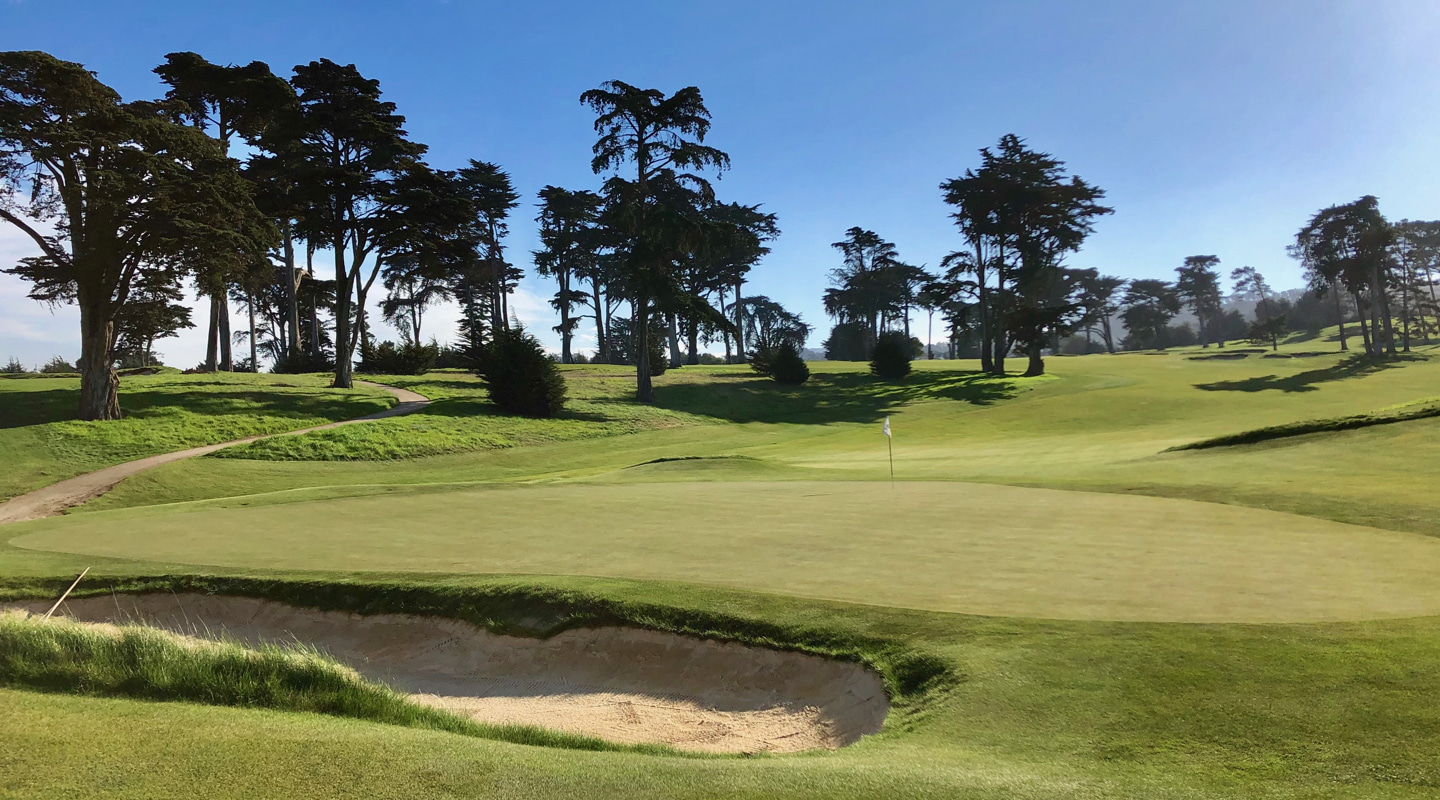 The putting surface provides plenty of challenge