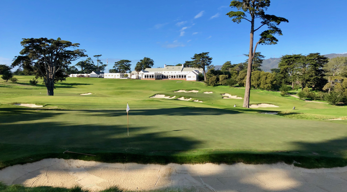 An outstanding stretch of holes in the shadow of the clubhouse