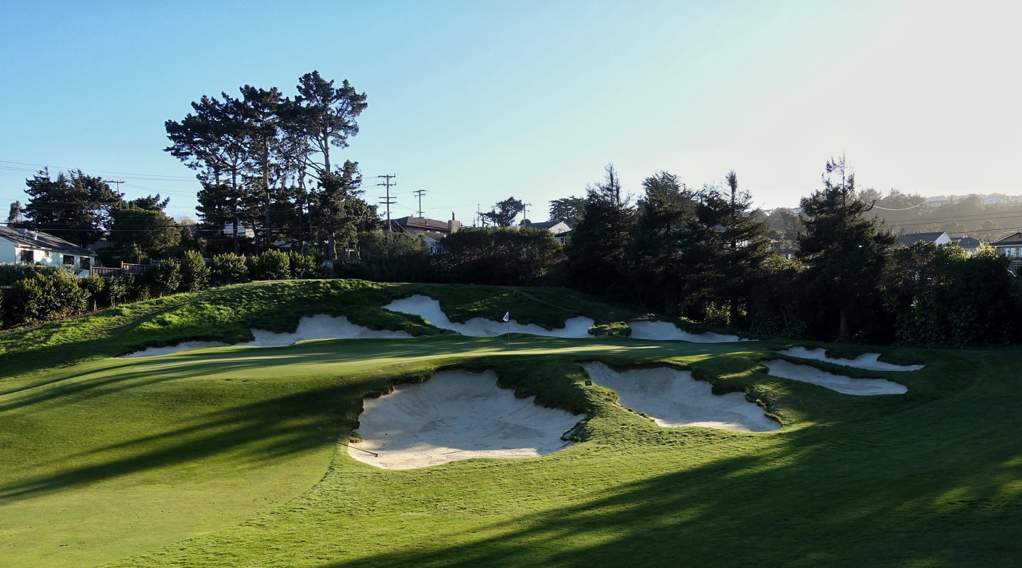 One of the greens that simply must be hit - Photo Credit: Jon Cavalier