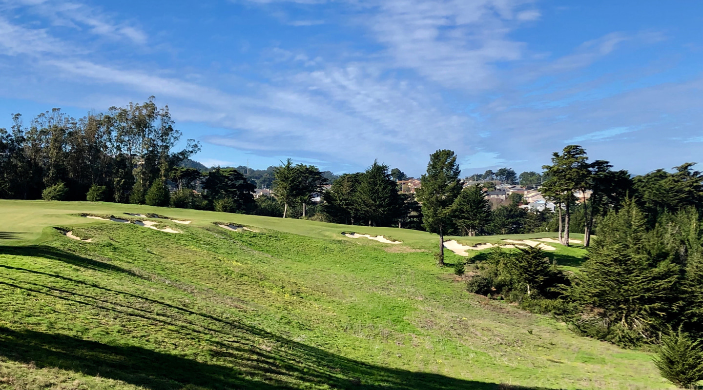 Phillips created a magnificent hole on this unused land