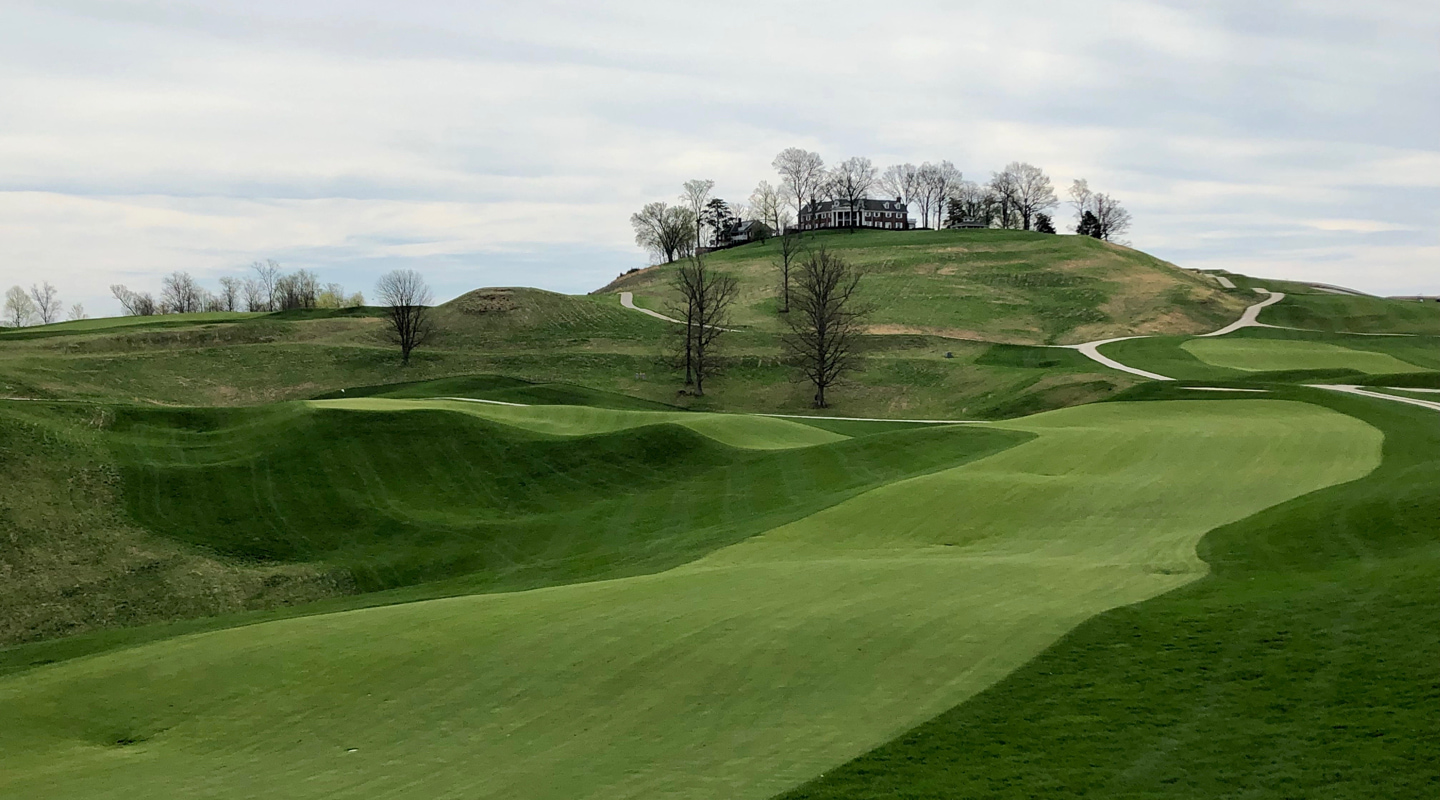 Par-5 3rd, from the fairway