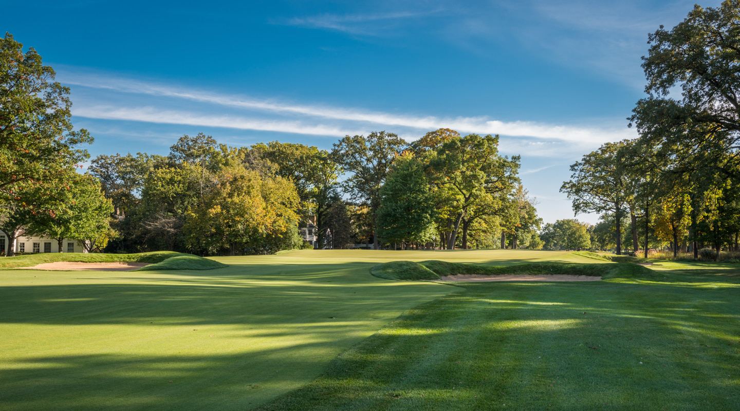 A solid tee ball is required on the 16th A solid tee ball is required on the 16th