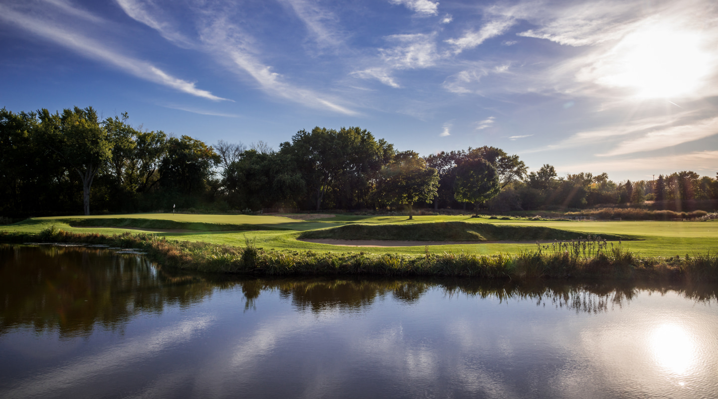 A tranquil setting for a tough hole A tranquil setting for a tough hole